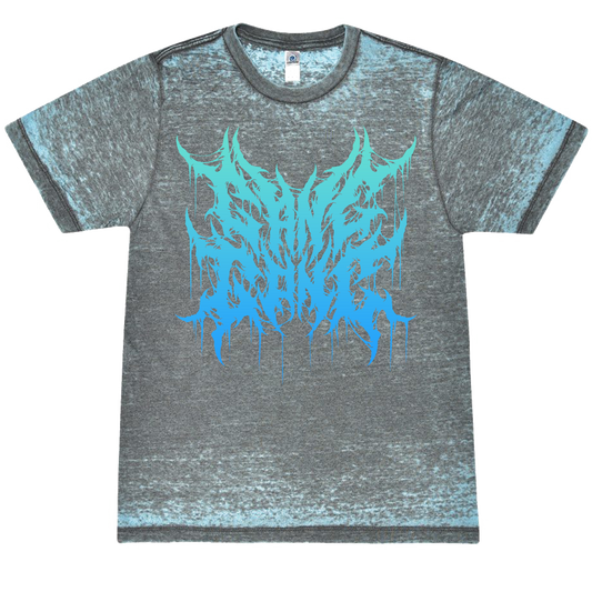 "Gang Gang" Arctic Grey Acid Wash